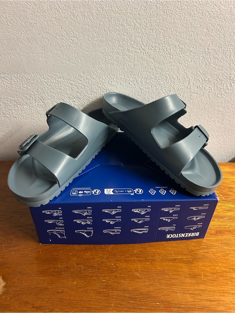 Birkenstock Arizona EVA Gray Slide Sandals